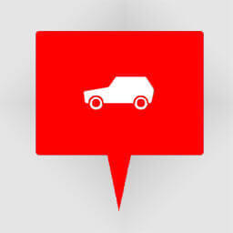 Red Car: Enterprise Icon