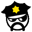 Security Guard Icon Graphic Design