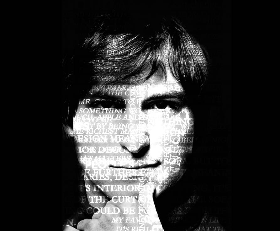 Steve Jobs Abstract Design
