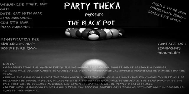 The Black Pot Poster Design
