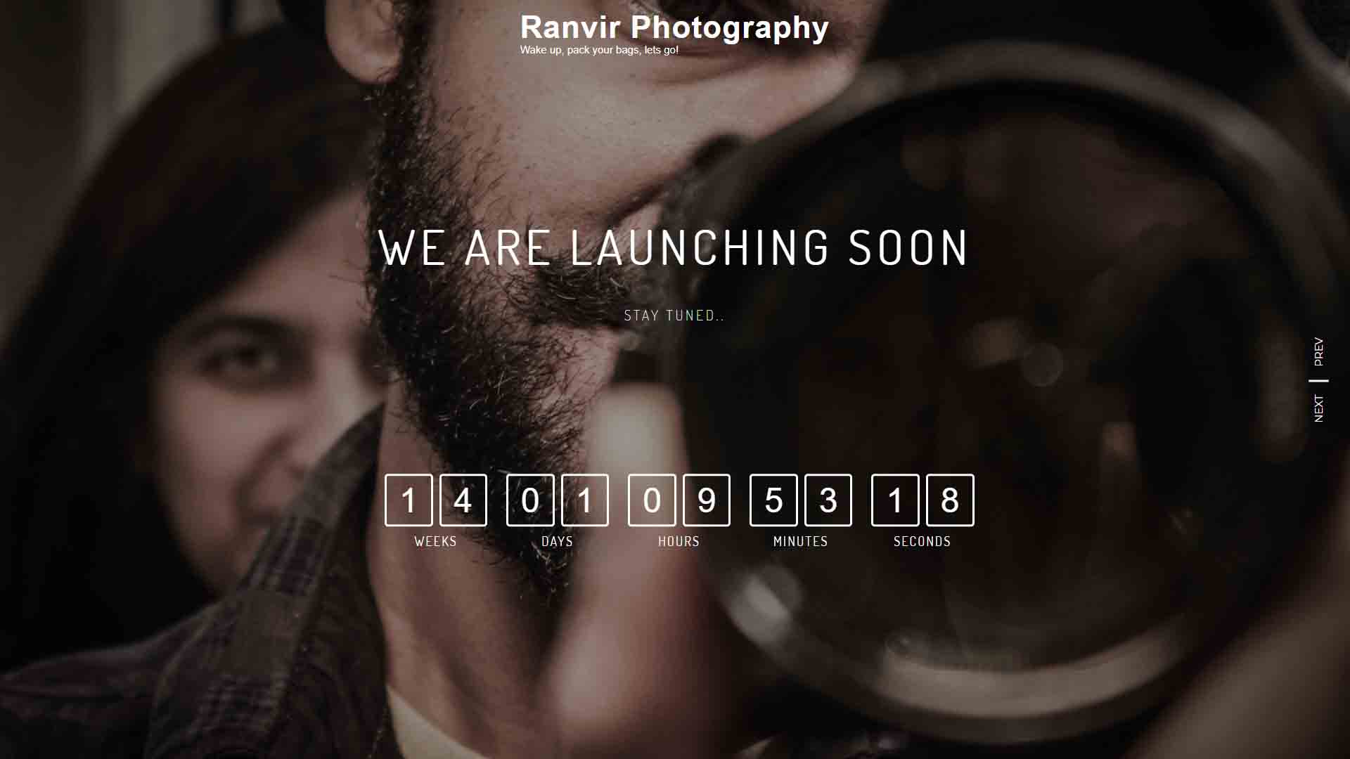 Ranvir Photography website